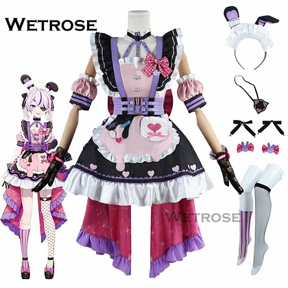 [Wetrose] In Stock Nijisanji EN Vtuber Maria Marionette 2.0 New Outfit マリア マリオネット Cosplay Costume コスプレ衣装