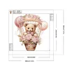 Flower Balloon Bear - Crystal Rhinestone Diamond Painting
