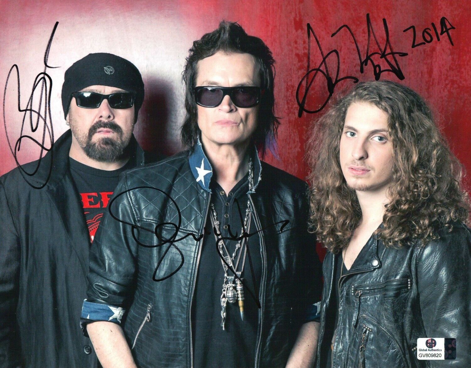 Glenn Hughes Jason Bonham Watt Signed 8.5X11 Photo Poster painting California Breed GV809820