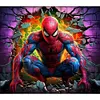 Spider Marvel-Man Wall-Full Round Diamond Painting 40*35CM