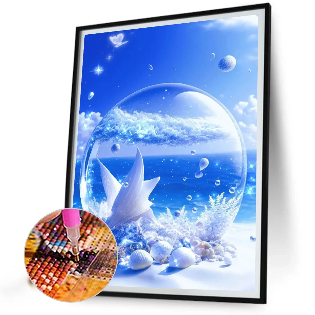 Diamond Painting - Full Round Drill - Beach(30*40cm)