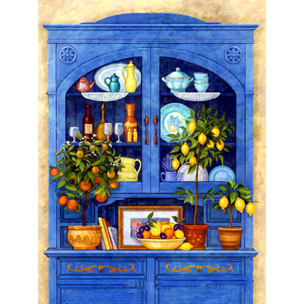 

Kitchen Cabinet - Round Drill Diamond Painting - 40*50CM, 501 Original