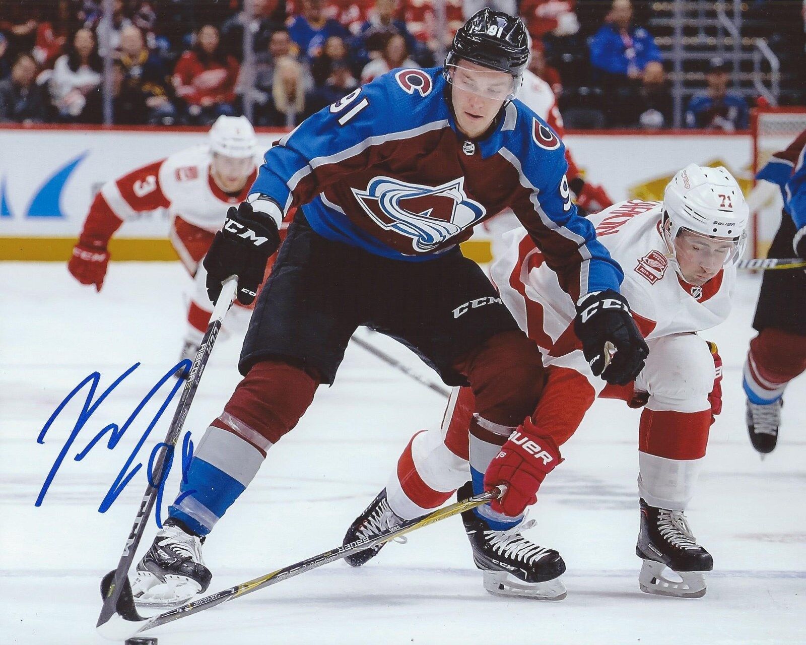 Viadislav Kamenev Signed 8x10 Photo Poster painting Colorado Avalanche Autographed COA