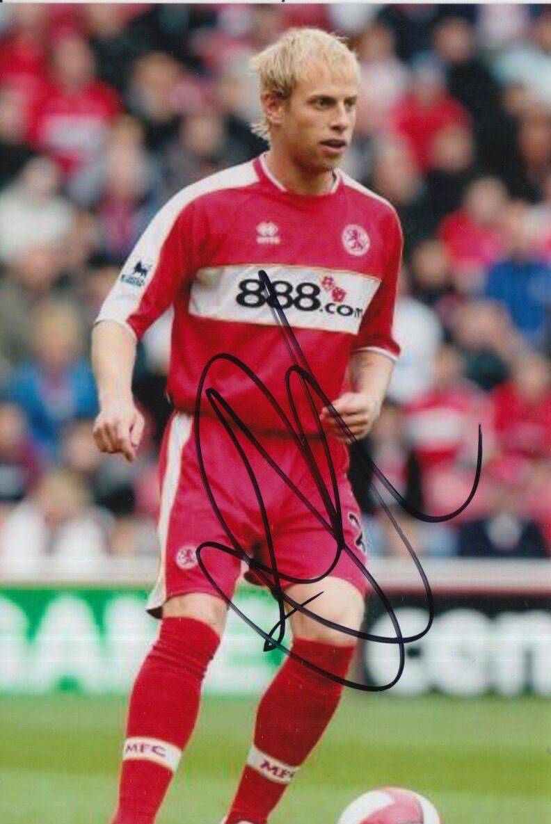 MIDDLESBROUGH HAND SIGNED ANDREW DAVIES 6X4 Photo Poster painting.