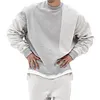 Men's Winter Solid Color Sweatshirt