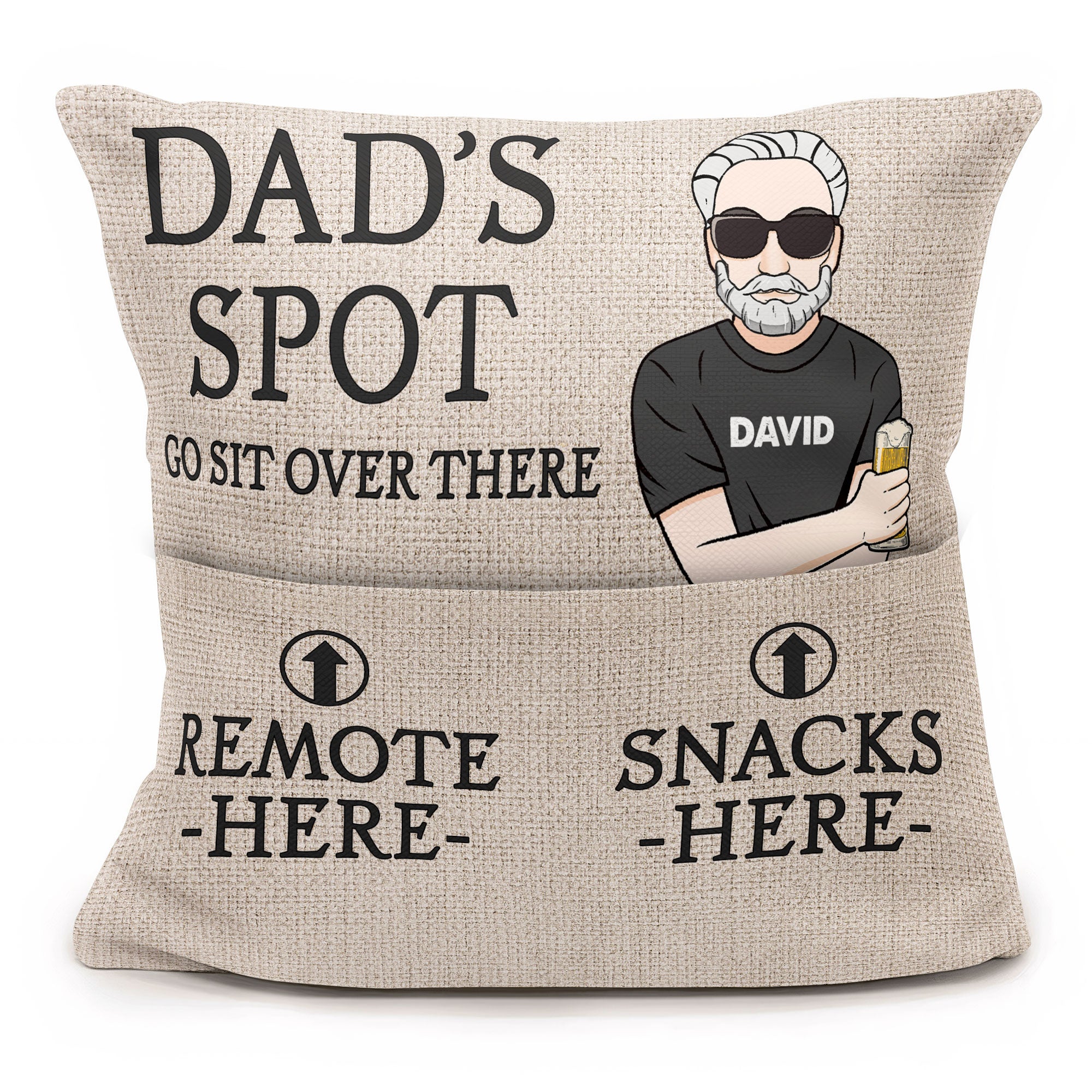 Loveyoufancy Loveyoufancy Personalized Pocket Pillow