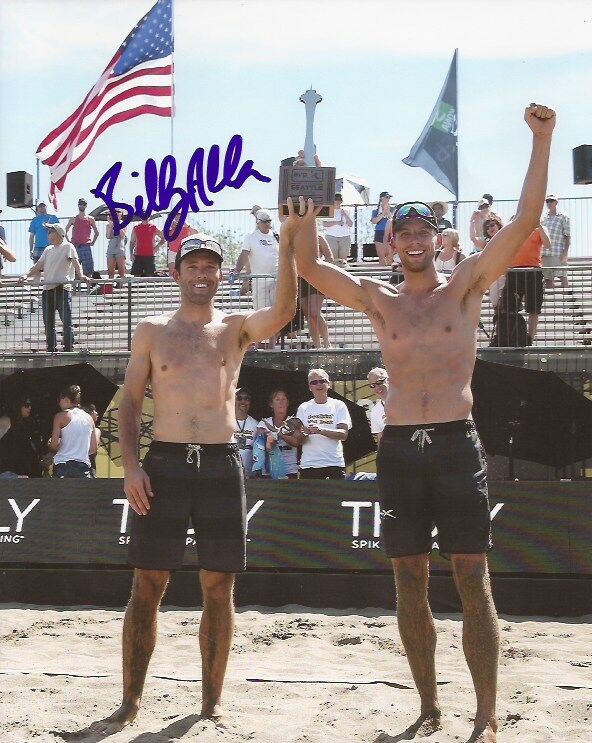 Billy Allen signed AVP Beach Volleyball 8x10 Photo Poster painting autographed