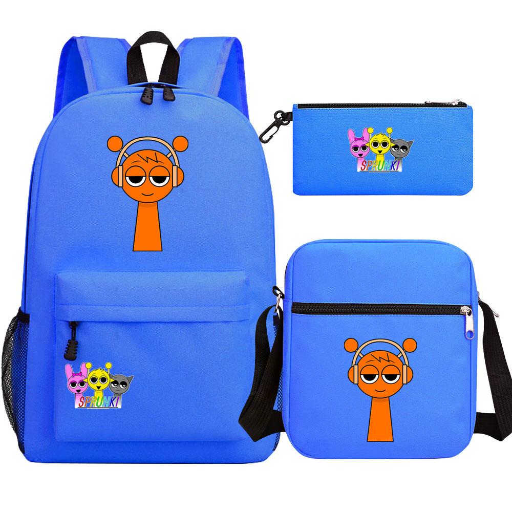 Mayoulove Sprunki Backpack Lightweight Durable Design for School and Outdoor Activities-Mayoulove