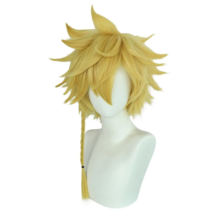 Anime Jigoku Raku Choubei Aza Cosplay Wig Heat Resistant Synthetic Hair Carnival Halloween Party Props