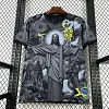 2024/2025 Brazil Special Edition Jesus Black Gray Football Jersey 1:1 Thai Quality