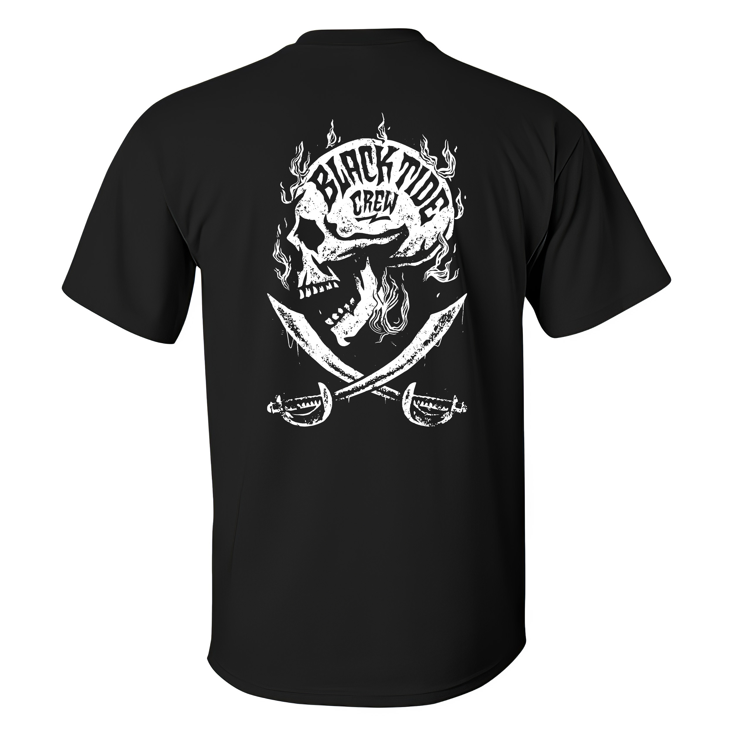 Black Tide Printed Men's T-shirt - Livereid