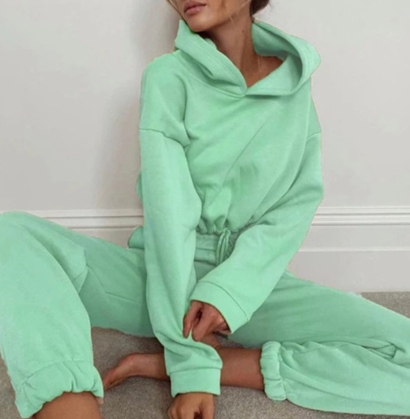 Rotimia Two-piece Long-sleeved Sports And Leisure Sweater Suit