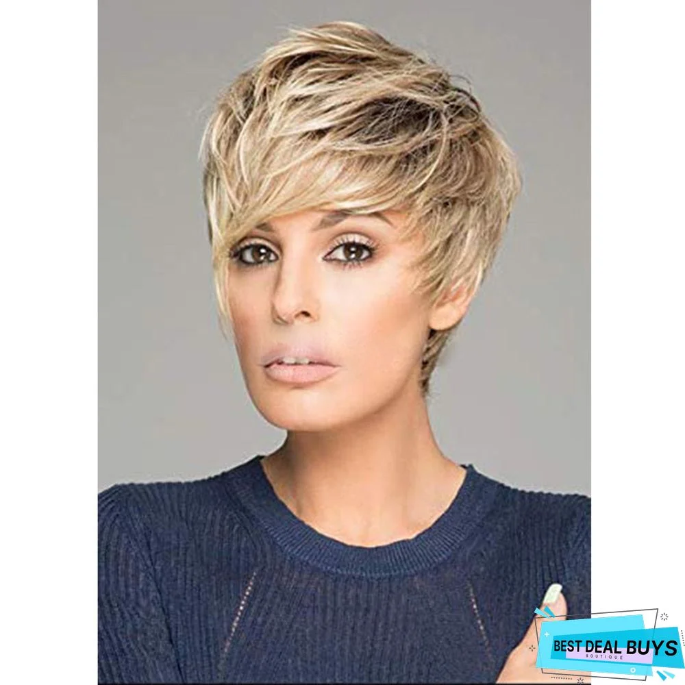 New Wig Ladies Fashion Short Straight Hair Short Hair