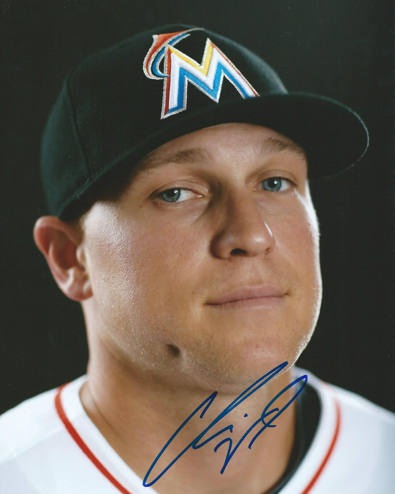 **GFA Miami Marlins *CHRIS VALAIKA* Signed 8x10 Photo Poster painting C2 COA**