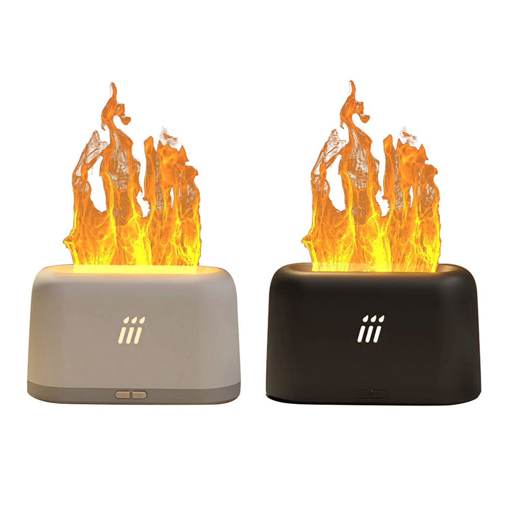 

Flame Air Humidifier Essential Oil Aroma Diffuser Home Bedroom Aromatherapy, White, 501 Original