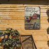 Chicken On The Farm - Vintage Metal Signs - 20*30cm/30*40cm