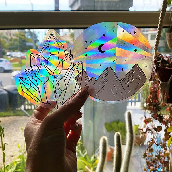 Lightcatcher Sticker Solar and lunar light catchers | window stickers | rainbow makers ...