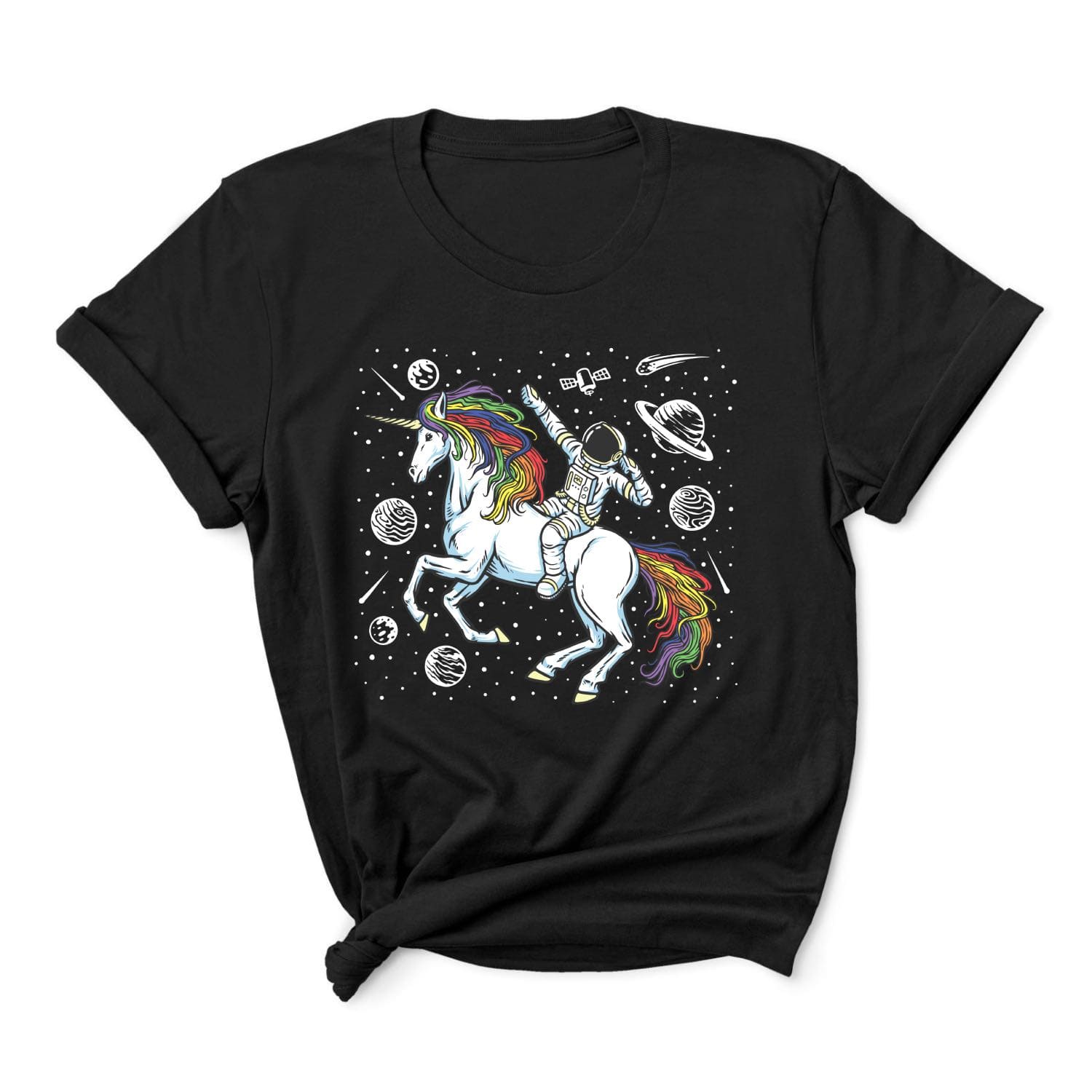 Pride t-shirt space unicorn