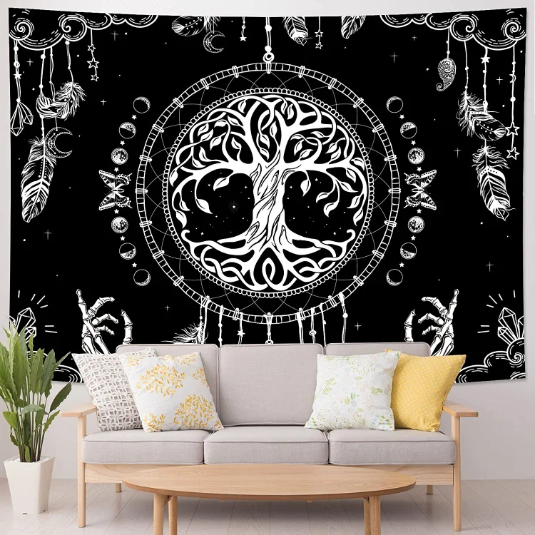 Dreamcatcher Tree of life - Printed Tapestry