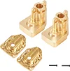 AMK UTB18 Brass Counter Weight Axle Housing for Axial RC Crawler 1/18 UTB18 Capra Unlimited Trail Buggy RTR Upgrade Part (Front Axle 3in1)