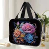 DIY Diamond Painting Portable Travel Makeup Bag Transparent PET Large Capacity Cosmetic Bag Kits