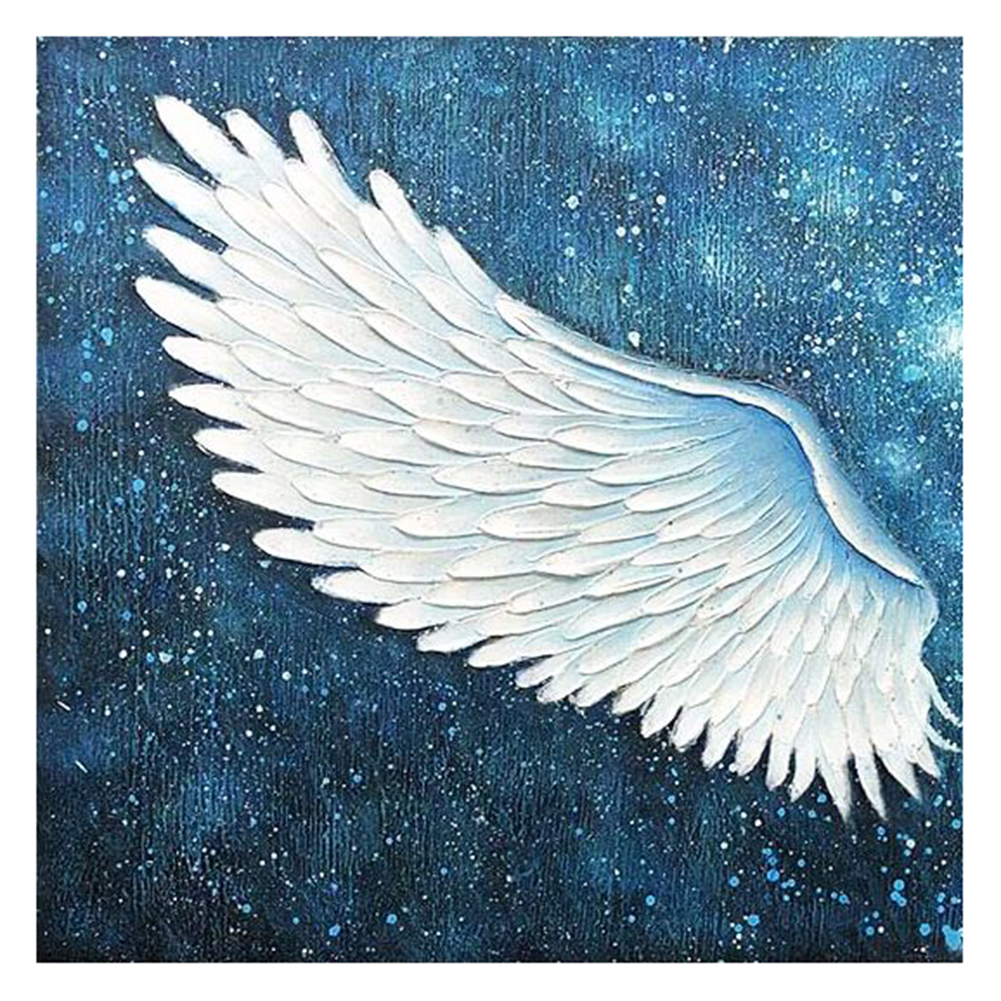 

40*40CM - Round Drill Diamond Painting - Wing, 501 Original