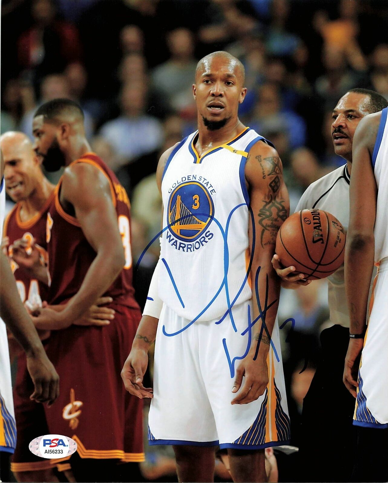 David West signed 8x10 Photo Poster painting PSA/DNA Golden State Warriors Autographed