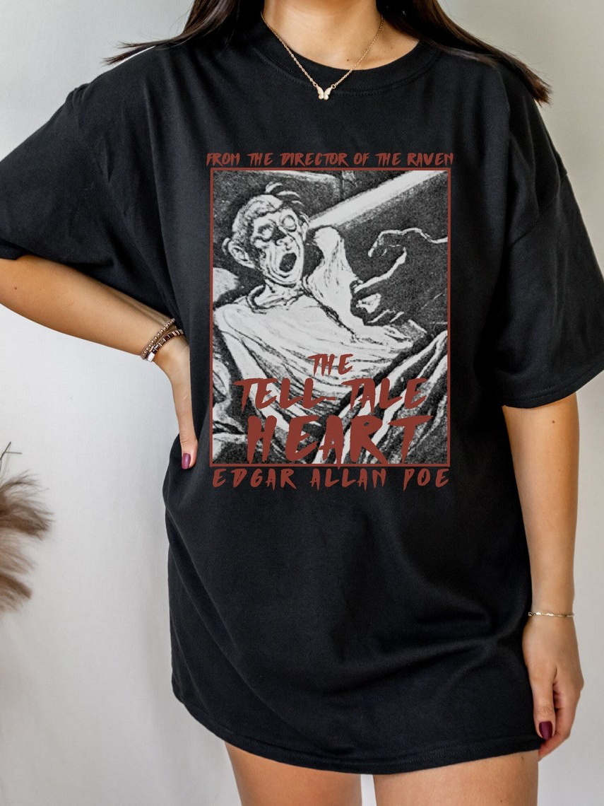 Edgar Allan Poe Horror Movie T-Shirt / TECHWEAR CLUB / Techwear