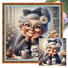 (Multi-Style) Funny Grandma-11CT Stamped Cross Stitch 40*40cm/15.75*15.75in