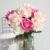 Luxe Real Touch Moisture Large Single Stem 12cm Rose Artificial Flower