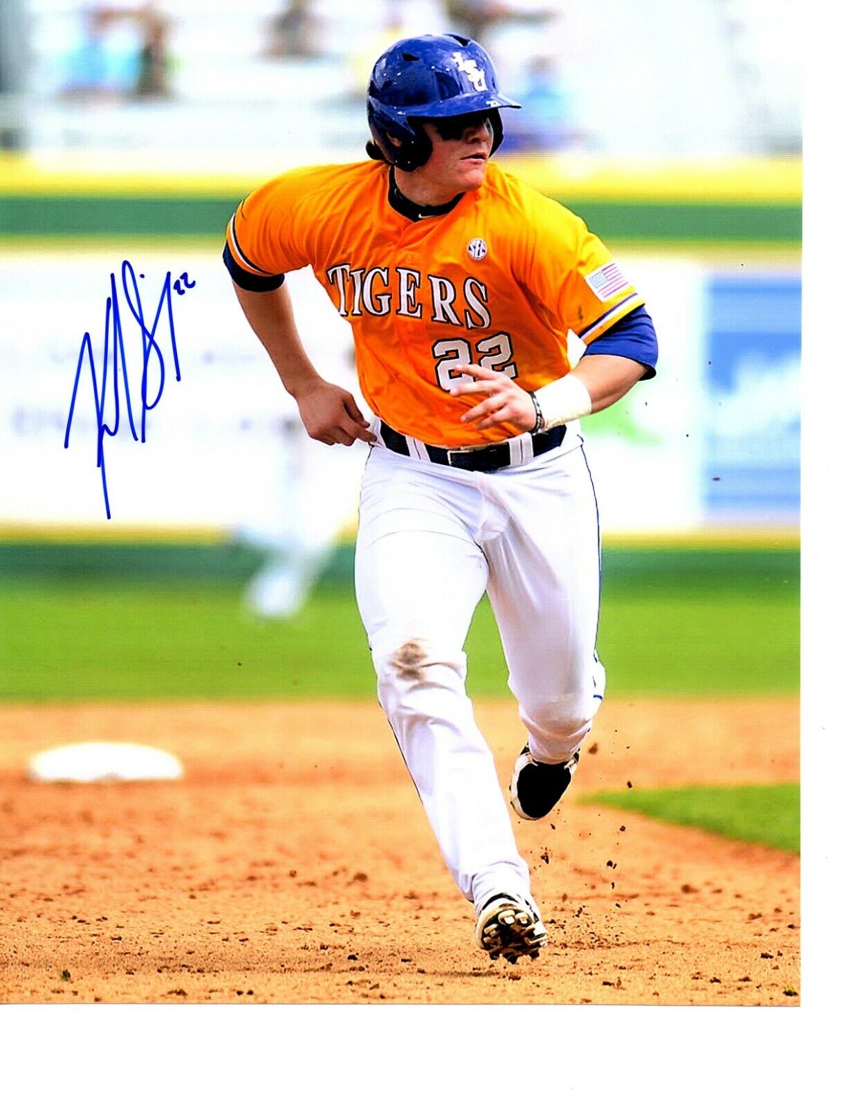 Kade Scivicque LSU Tigers Signed 8x10 Photo Poster painting Autographed Detroit Tigers BAYOU d