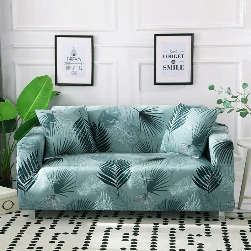 Athvotar Printing Elastic Slipcovers Stretch Sofa Covers for Living Room Corner Couch Cover Sectional Armchair Cover 1/2/3/4 seat