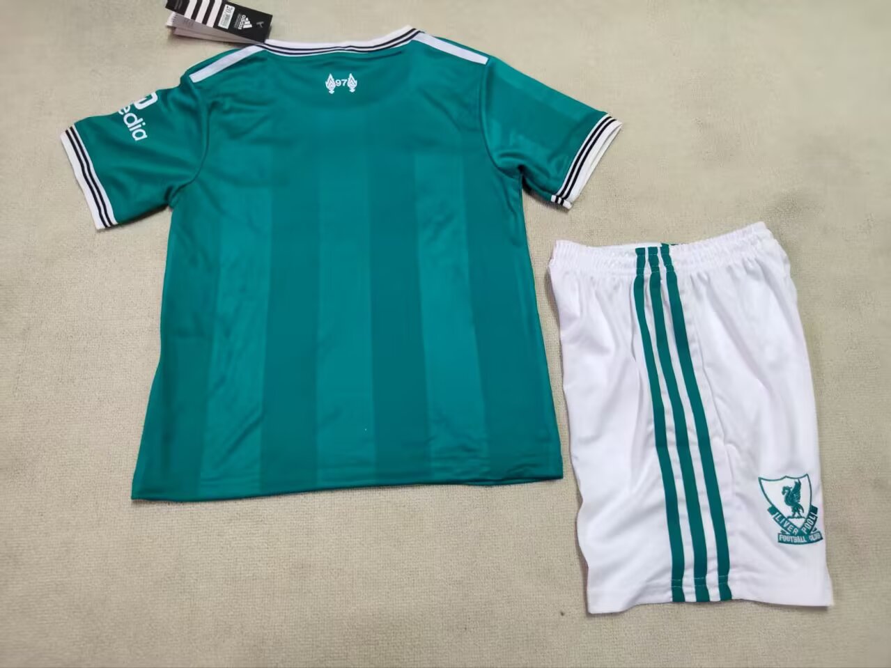 25/26 Liverpool Third Away Kids Kit Football Jersey  Thai Quality