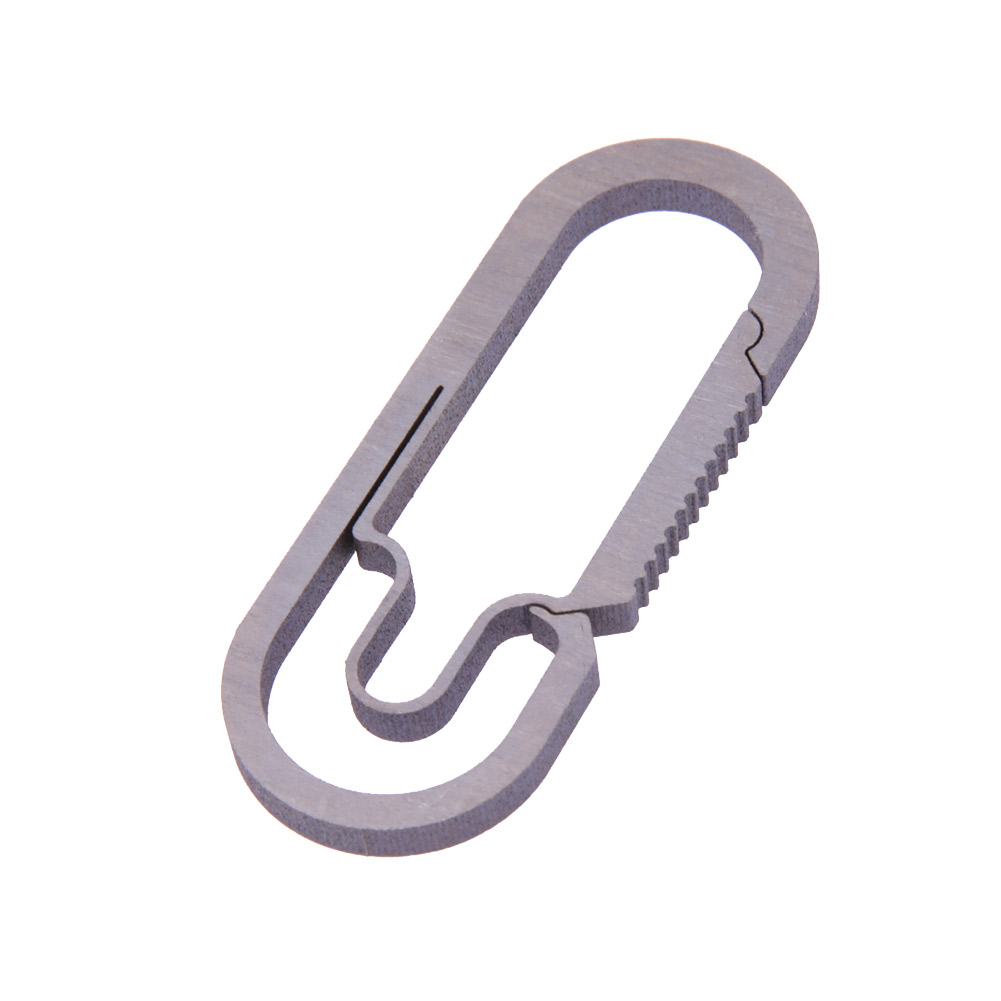 

Titanium Alloy CNC Carabiner Keychain Outdoor Camping Spring Hanging Buckle, Golden, 501 Original