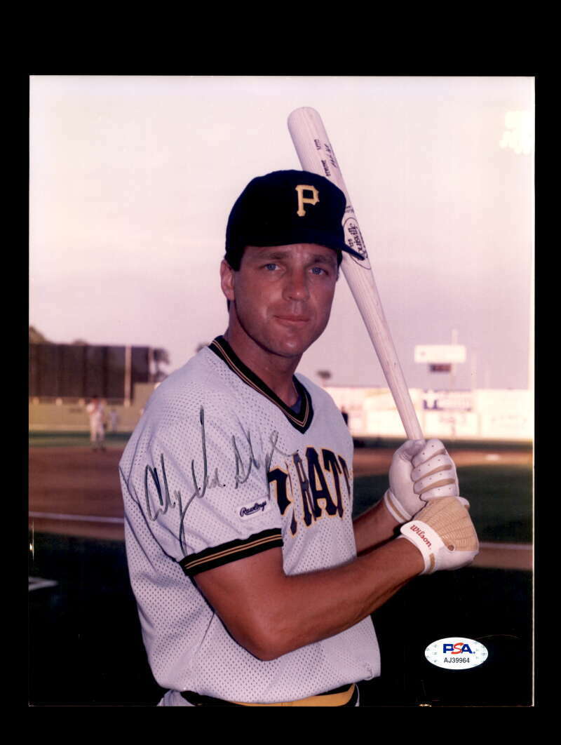 Andy Van Slyke PSA DNA Coa Signed 8x10 Photo Poster painting Pirates Autographed