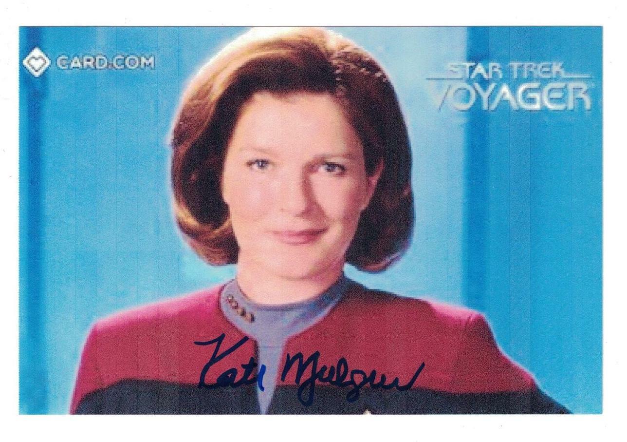 Kate Mulgrew Signed Autographed 4 x 6 Photo Poster painting Actress Star Trek Voyager A