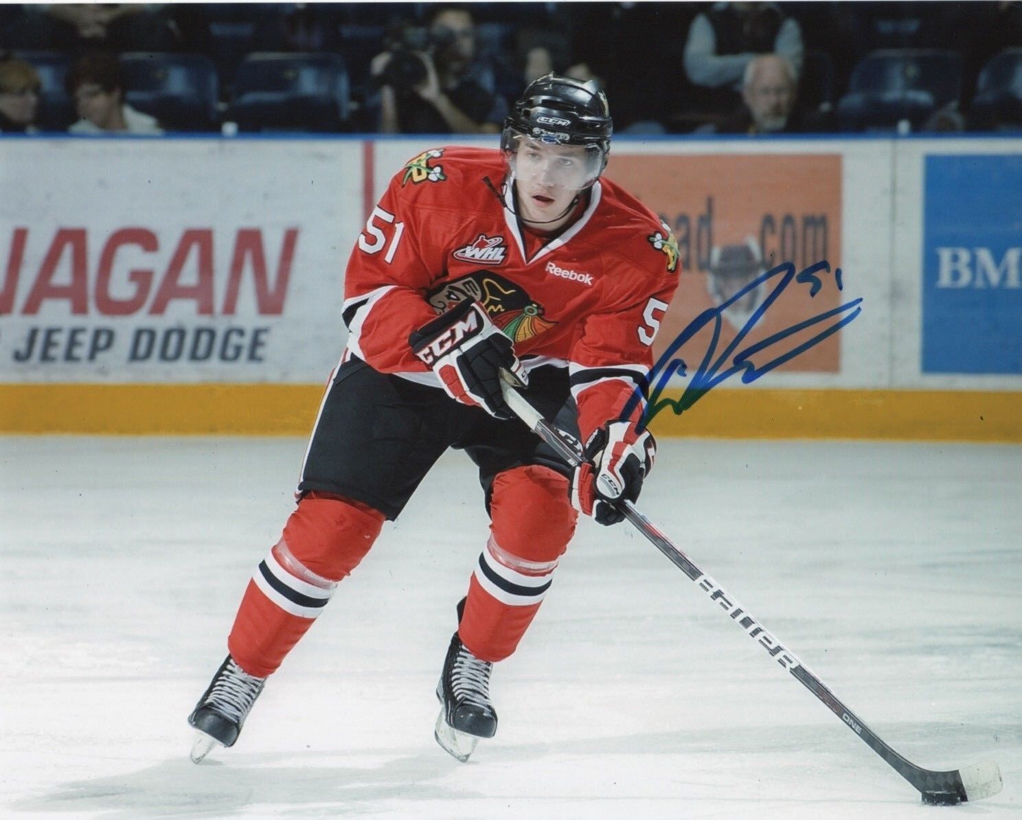 Portland Winterhawks Derrick Pouliot Signed Autographed 8x10 Photo Poster painting COA