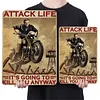 Attack Life - Vintage Metal Signs - 20*30cm/30*40cm