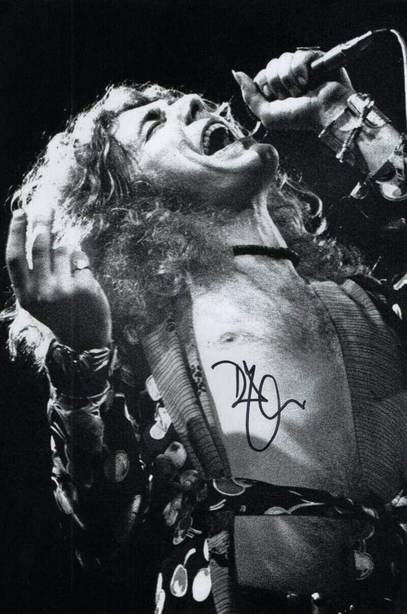 LED ZEPPELIN RARE SIGNED AUTOGRAPH 8.5X11 Photo Poster painting REPRINT JIMMY PAGE ROBERT PLANT