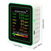 6 In 1 Air Quality Monitor Accurate PM2.5 PM10 HCHO TVOC CO2 CO Detector