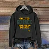 Once You Go Pack You Never Go Back Green Bay Hoodie