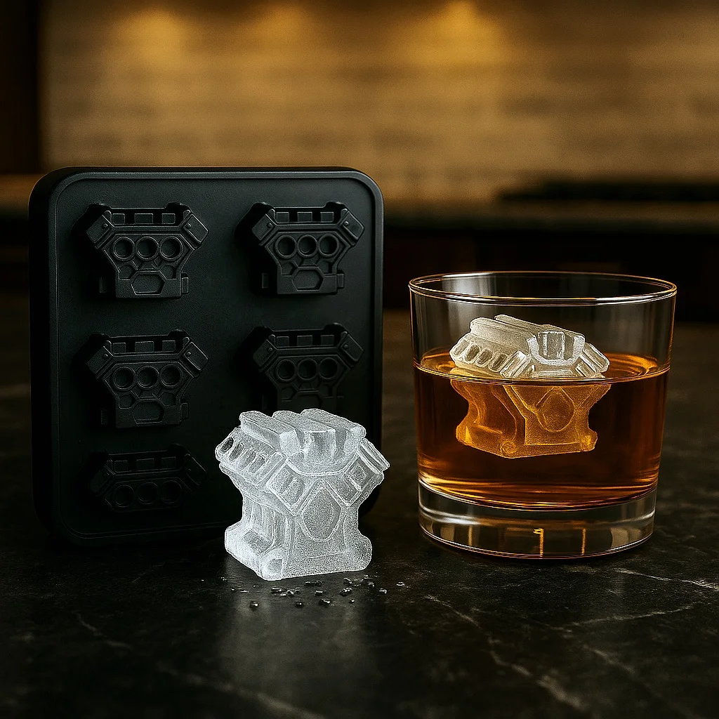 The V8 Engine Ice Mold