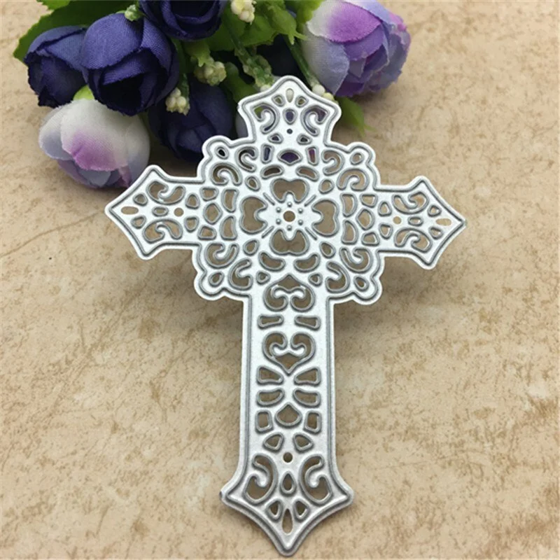 Cross Metal Cutting Dies Stencil Scrapbooking Photo Album Card Paper Embossing Craft DIY