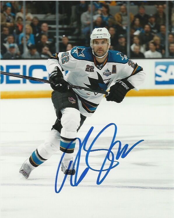 San Jose Sharks Dan Boyle Signed Autographed 8x10 Photo Poster painting COA