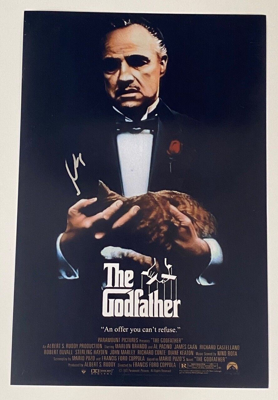 Al Pacino Signed Autographed 12x18 THE GODFATHER Movie Poster Photo Poster painting COA