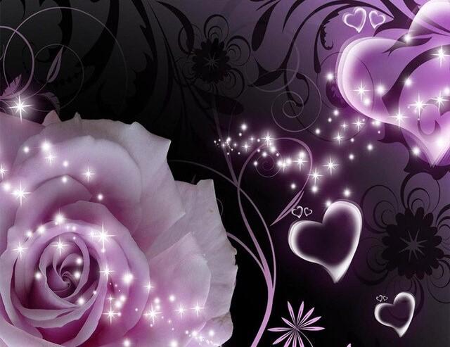 

Purple Rose Live – Paint By Numbers - 40*50CM, 501 Original