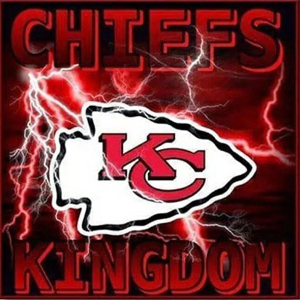 Full Round Diamond Painting - Kansas City Chiefs(40*40cm)