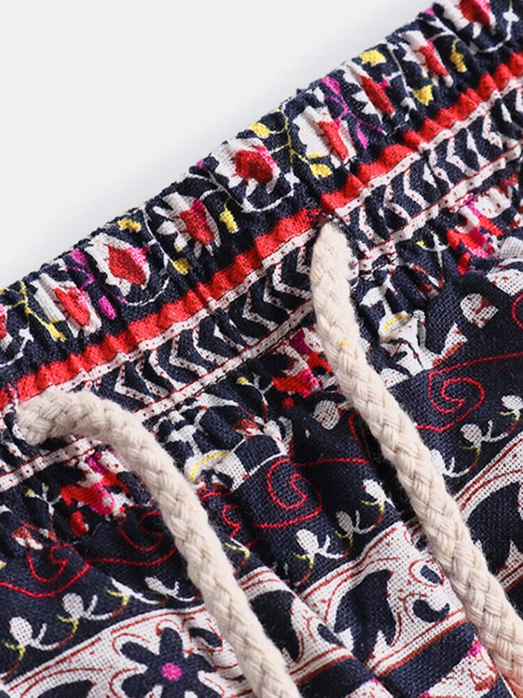 floral casual pants