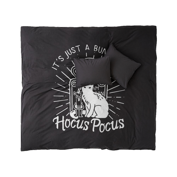 It Is Just A Black Cat, Hocus Pocus Duvet Cover Set