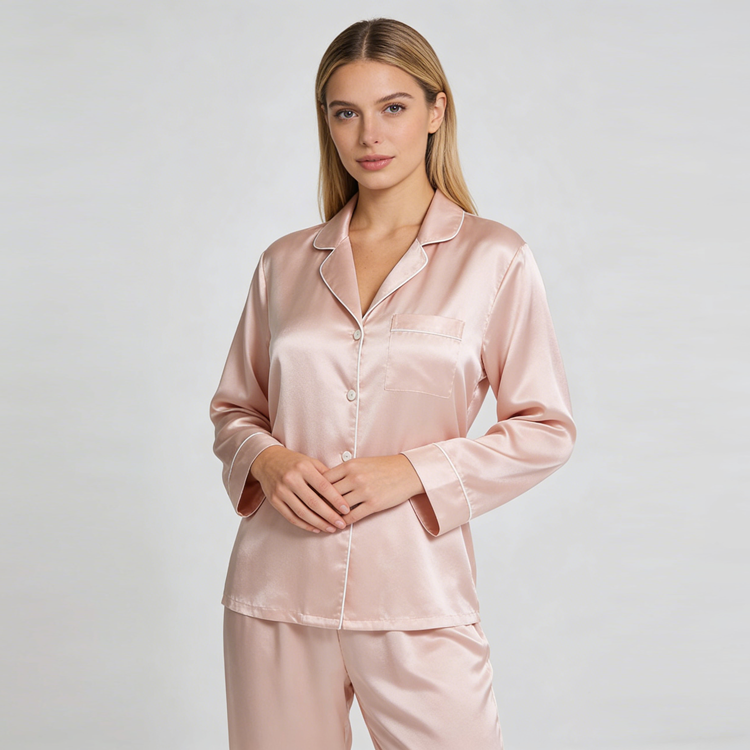 19 Momme Heavyweight Silk Pajama Set for Women REAL SILK LIFE